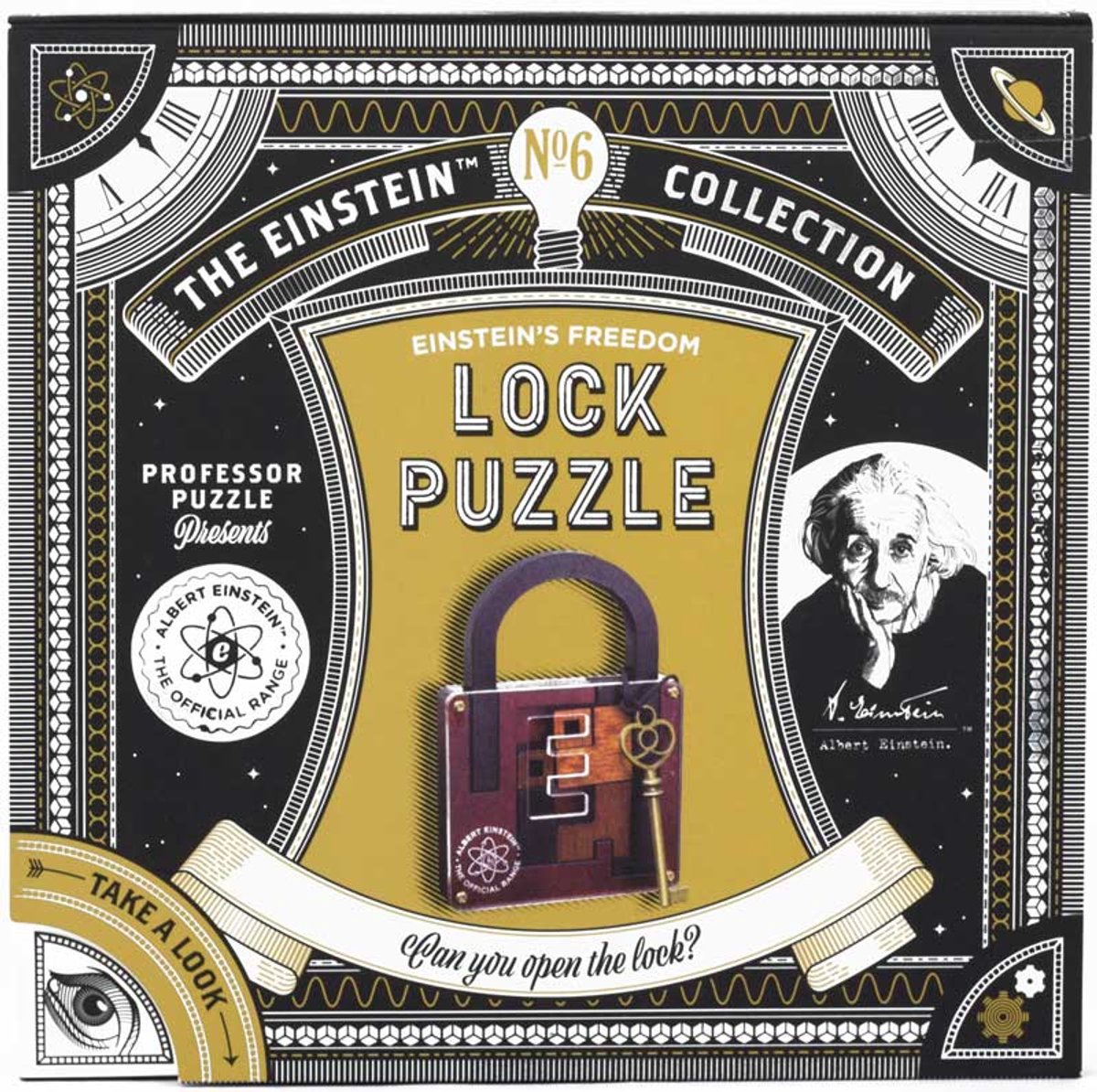 Puzzel einstein lock puzzle
