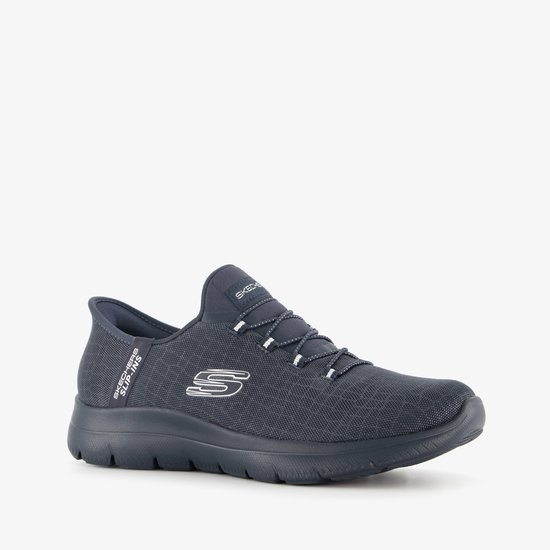 Chaussures à enfiler Skechers Hands Free Slip-Ins Summits pour femme - Bleu foncé - Pointure 37