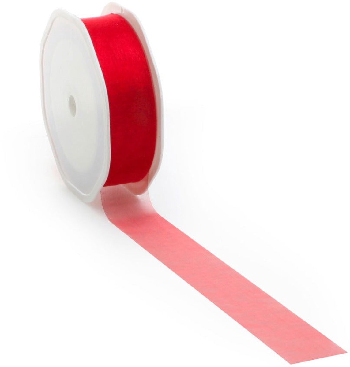 Rood voile lint – 25 mm × 25 m – voile