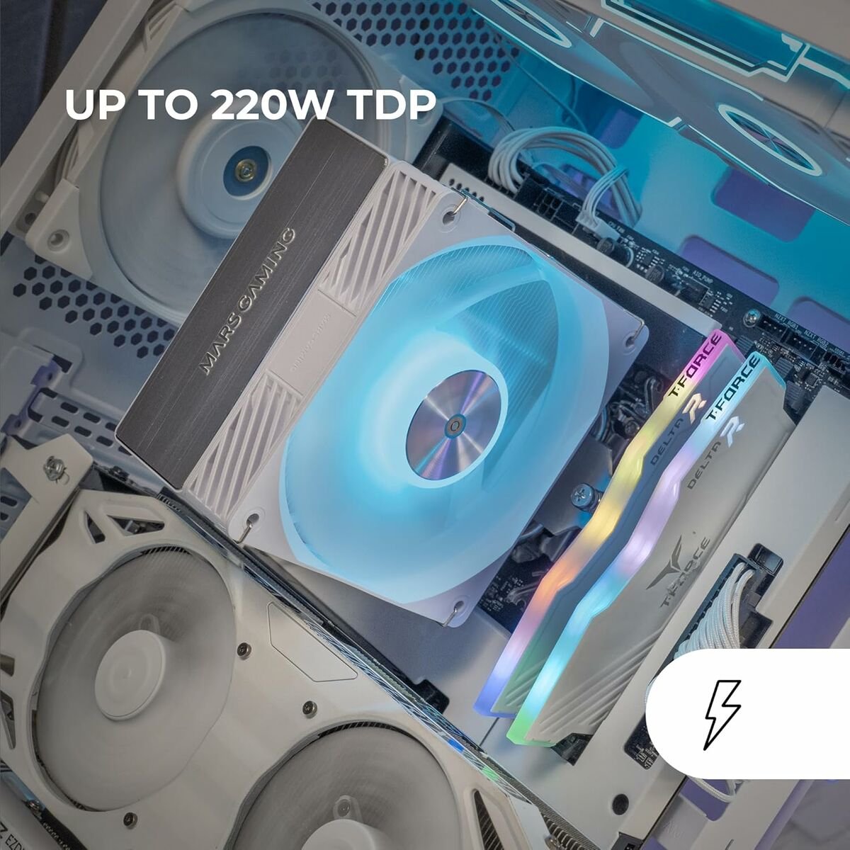 Mars Gaming Mcpux4Argbw - afbeelding 8