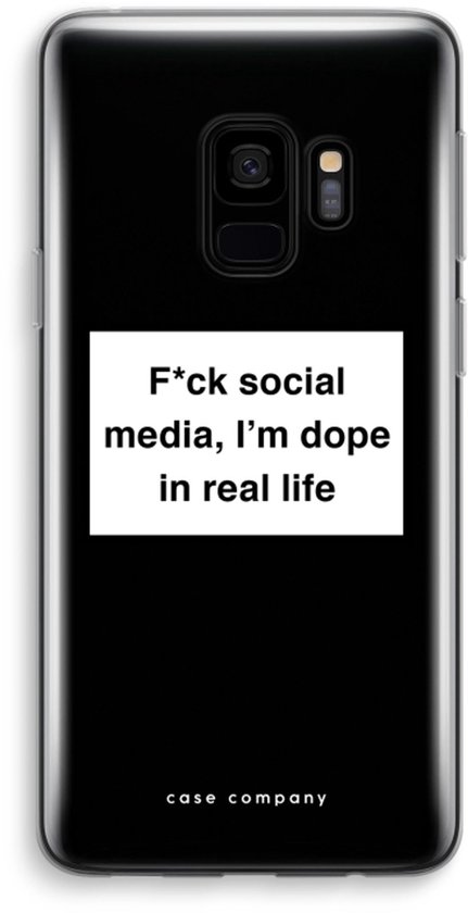 Case Company® - Coque Samsung Galaxy S9 - I'm dope - Coque souple pour téléphone - Protection tous côtés et bord d'écran