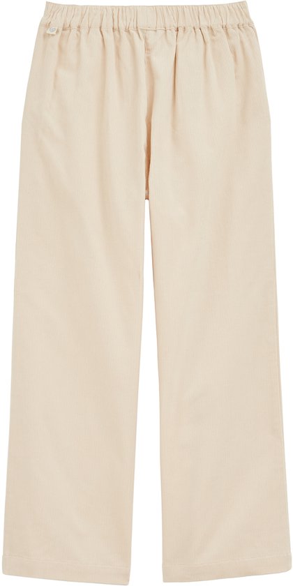 Pantalon large WE Fashion Filles avec structure côtelée
