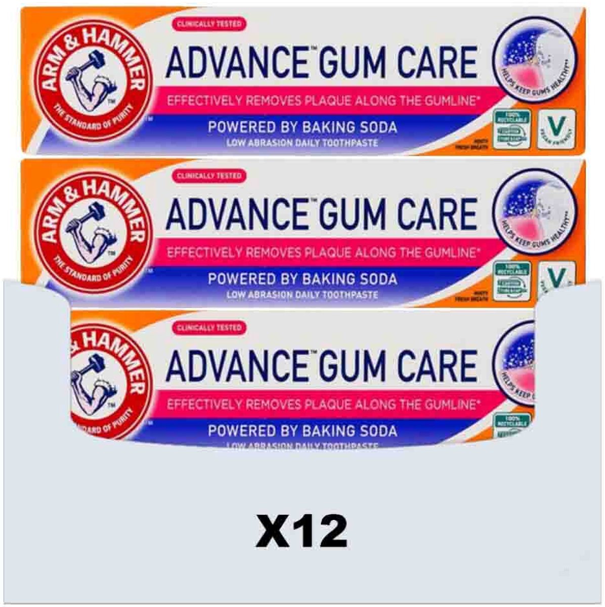 Arm & Hammer Tandpasta Gum Protect - 12 x 75 ml - Voordeelverpakking