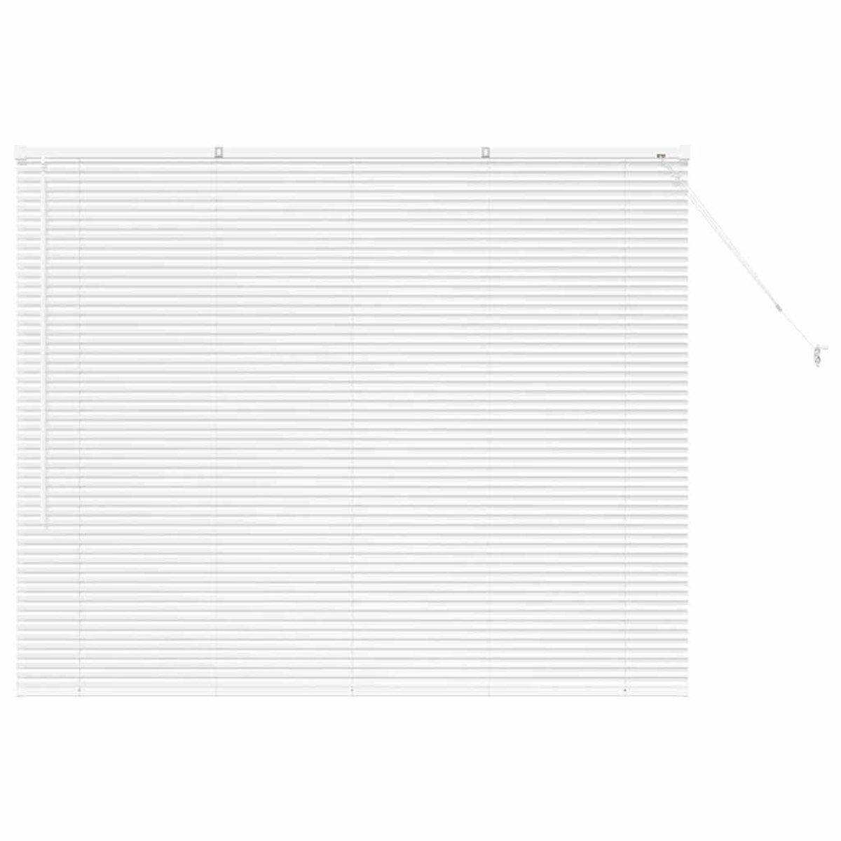 vidaXL - Venetiaanse - jaloezie - Wit - 130 - x - 160 - cm - 25 - mm - Aluminium