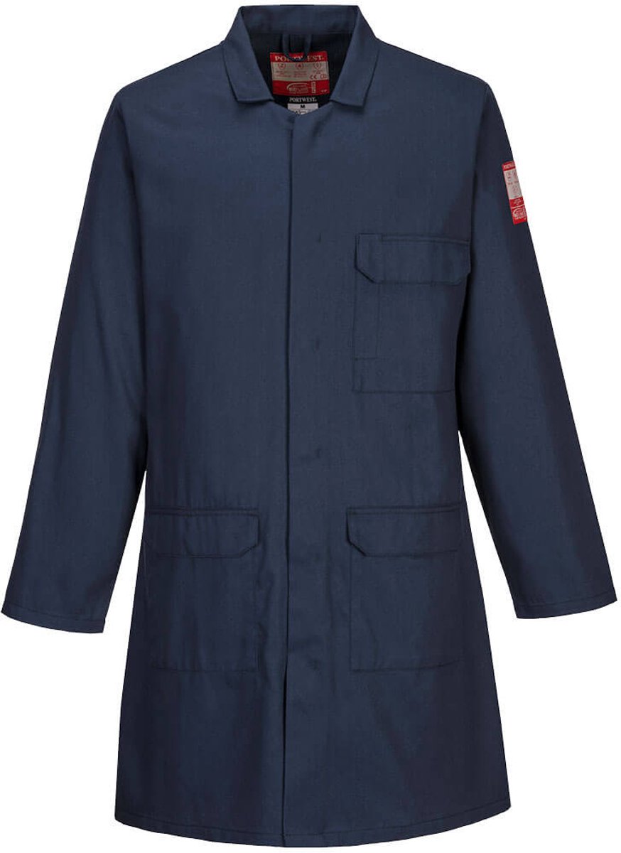 Portwest FR Standaard Jas FR34 Marine Blauw