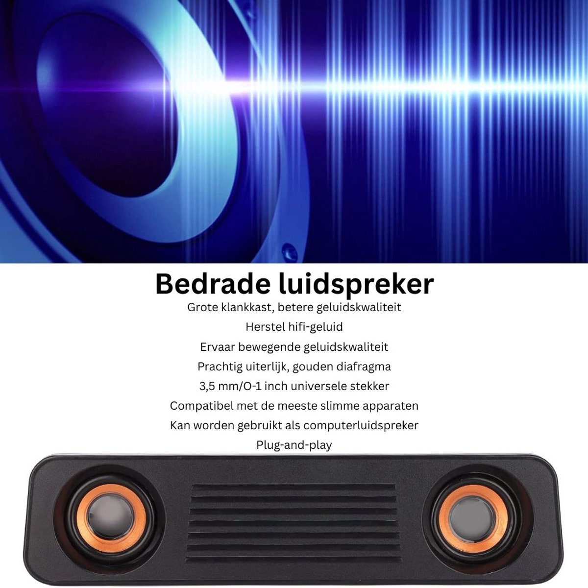 CLVP Soundbar Pc - Bekabelde en - afbeelding 2