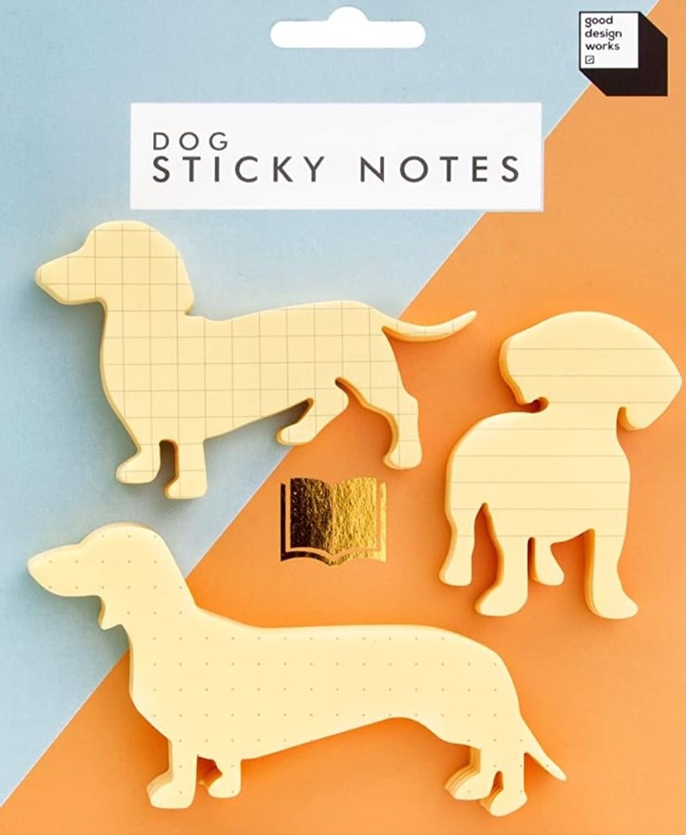 Teckel - post-it - teckel post-its - sticky notes - teckel stickers - teckel sticky notes