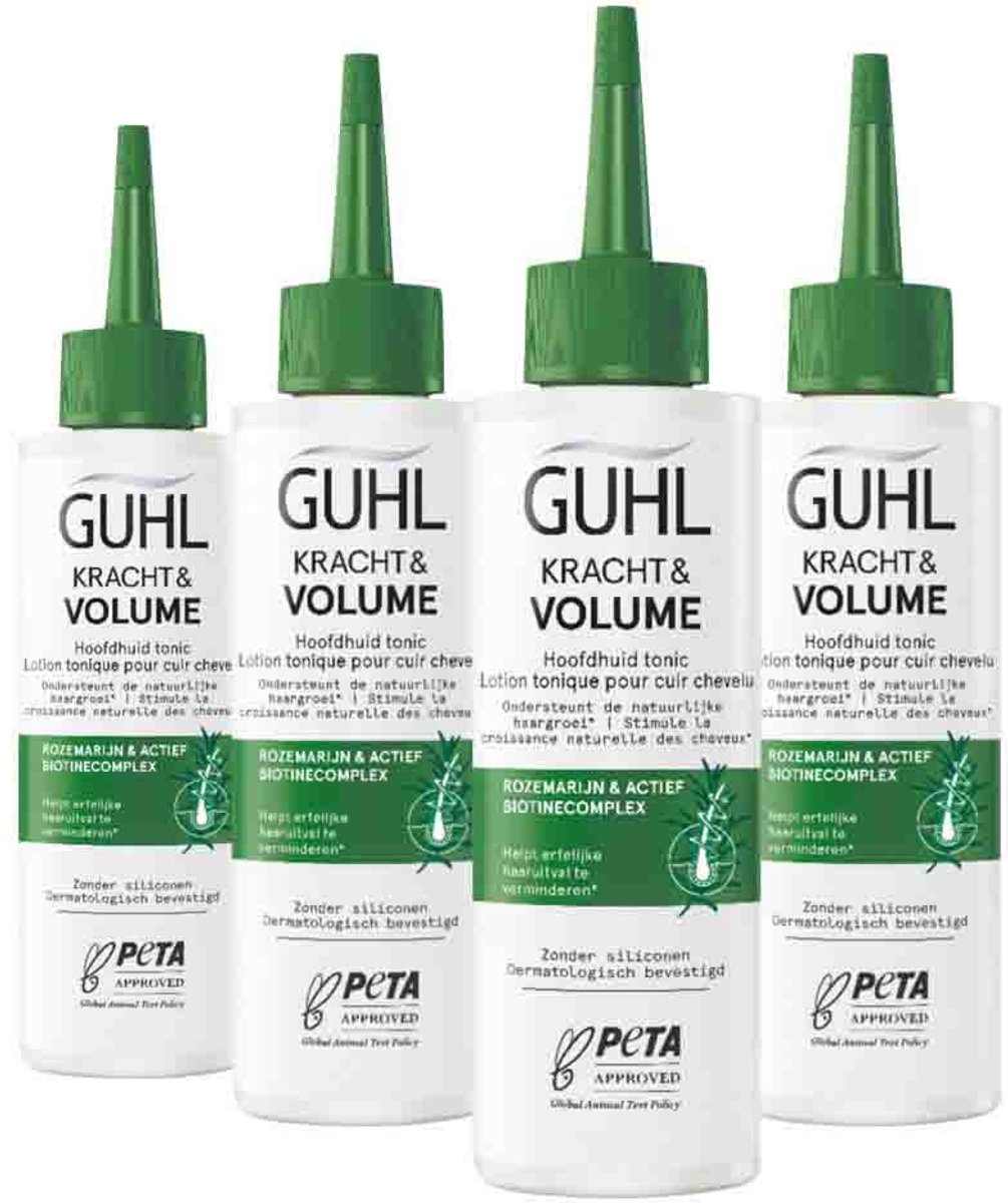 Guhl – Scalp Tonic – Kracht & Volume – 125 ml - Voordeelverpakking - 4 stuks