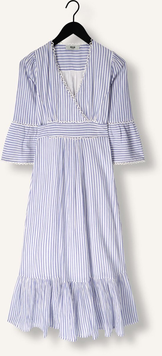 Moliin Dulce Dames - Jurk - Blauw - Maat L