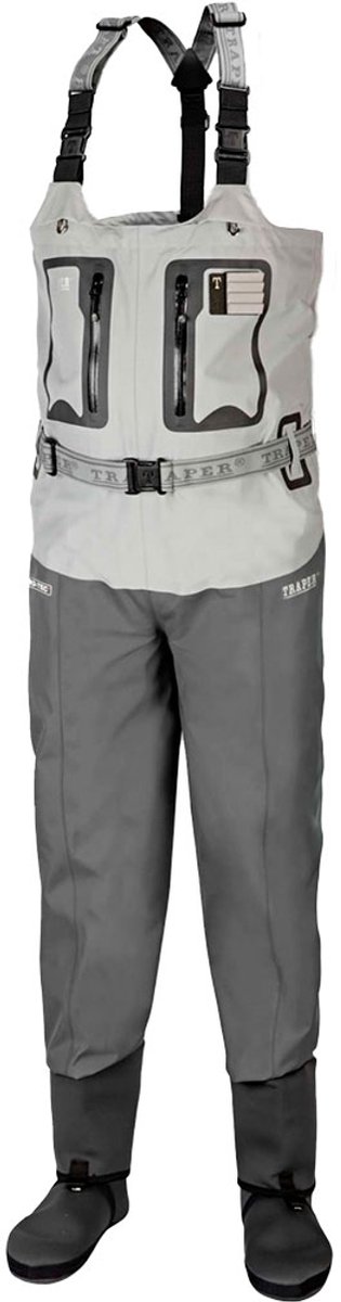 Traper Fly Jukon Ademende Waadpak Grijs EU 42-43 / XL Man