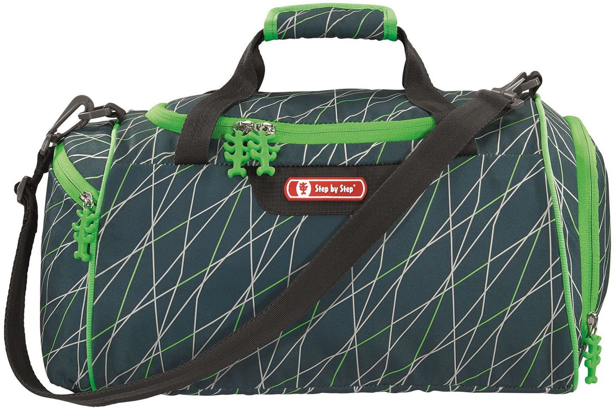 Step by Step sporttas Step by Step Sports Bag Soccer World groen