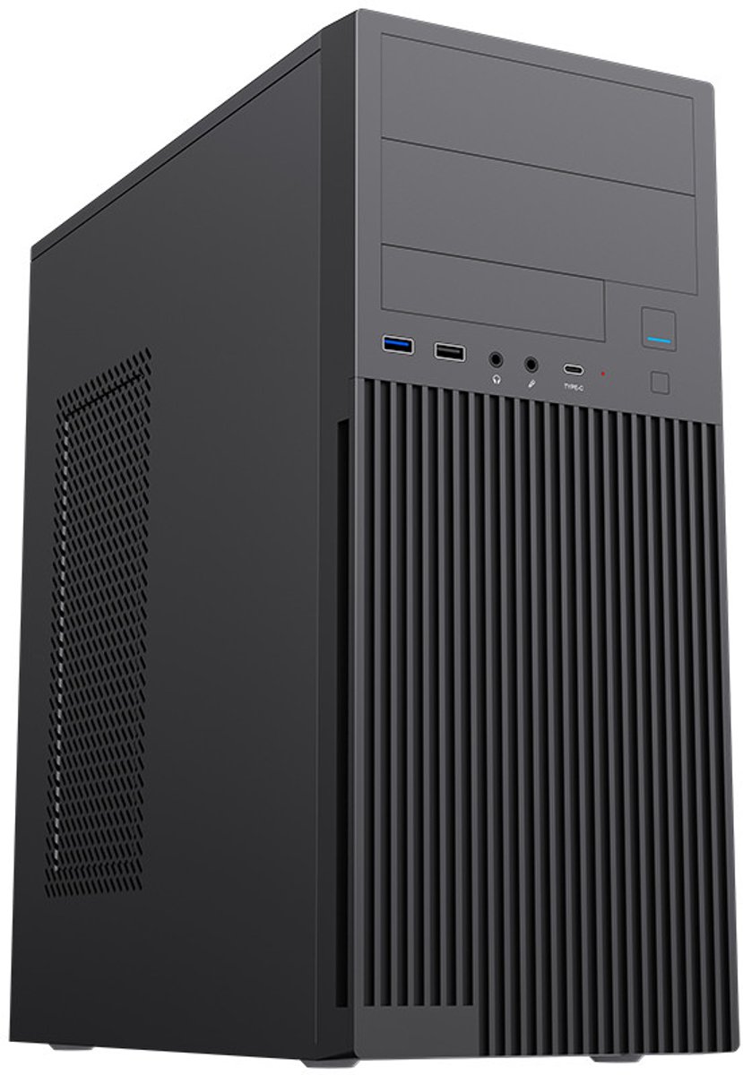 itek PILOT Z27 Lite Midi Tower Zwart 500 W