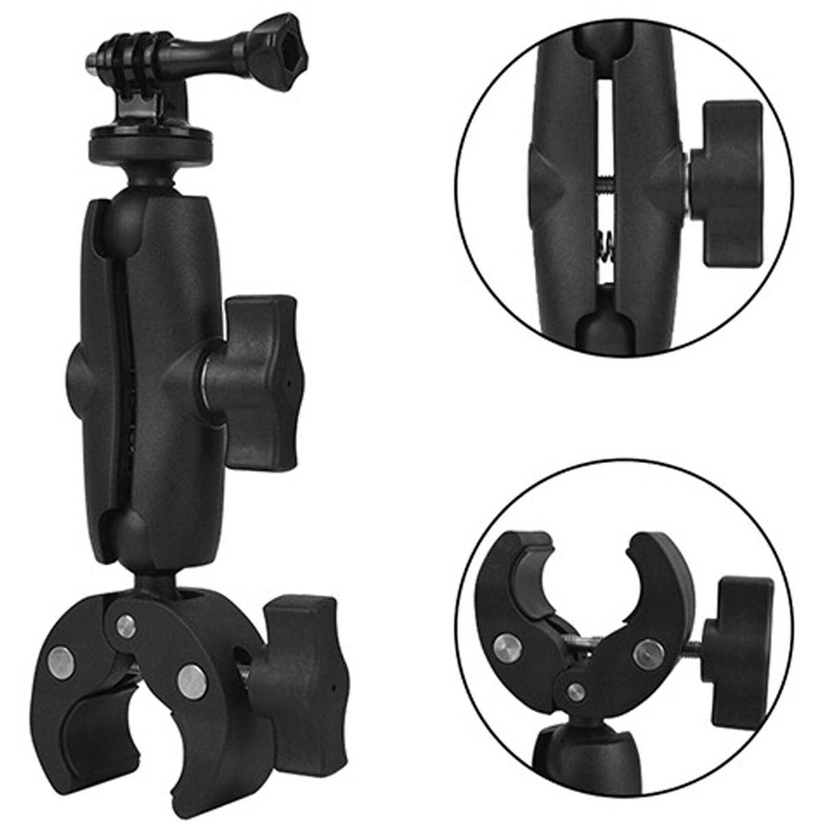 Geschikt voor 1/4" Schroef 360° Rotatie 9CM Magic Arm Cilp Klem Montage Adapter Geschikt voor GoPro DJI