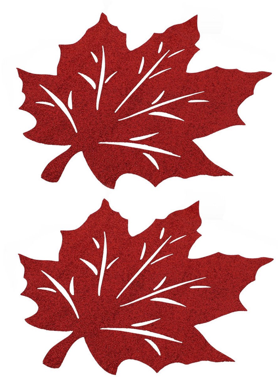 2-delige esdoornblad placemats herfst placemats uitsparing Thanksgiving
