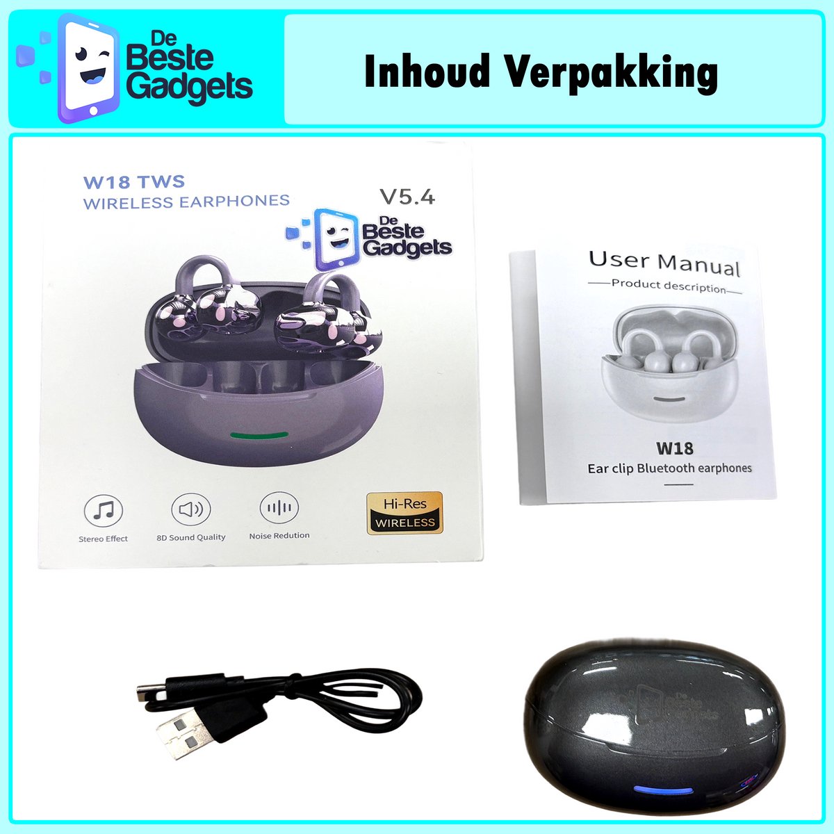 De Beste Gadgets OpenClip W18: open-ear sportoordopjes met botgeleiding thumbnail 5