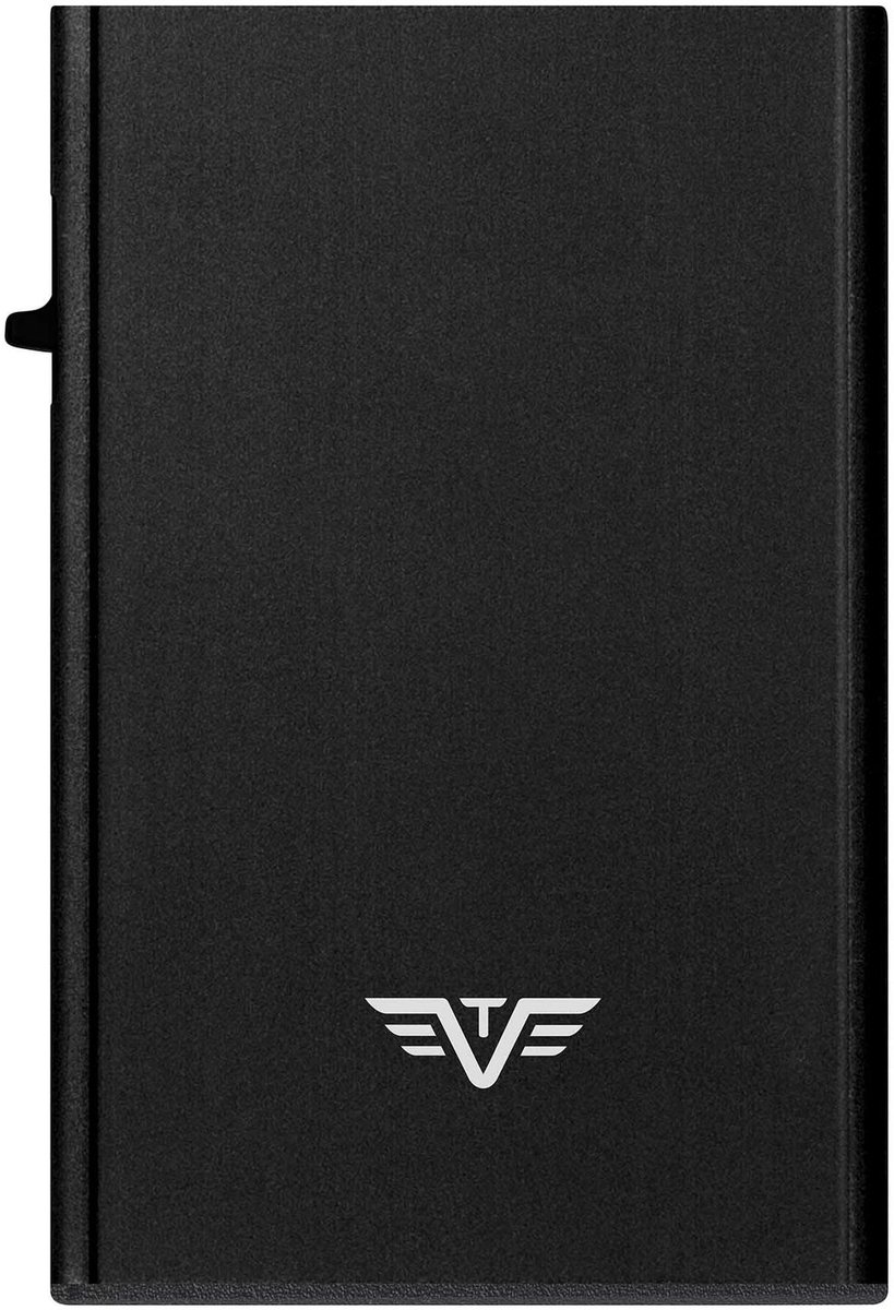 TRU VIRTU Kaarthouder Click & Slide Card Etui Black Magic Zwart