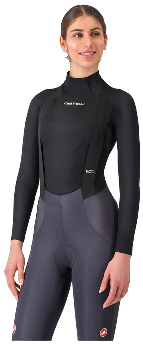 Castelli Flanders 2 Lange Mouwen Basislaag Zwart L Vrouw