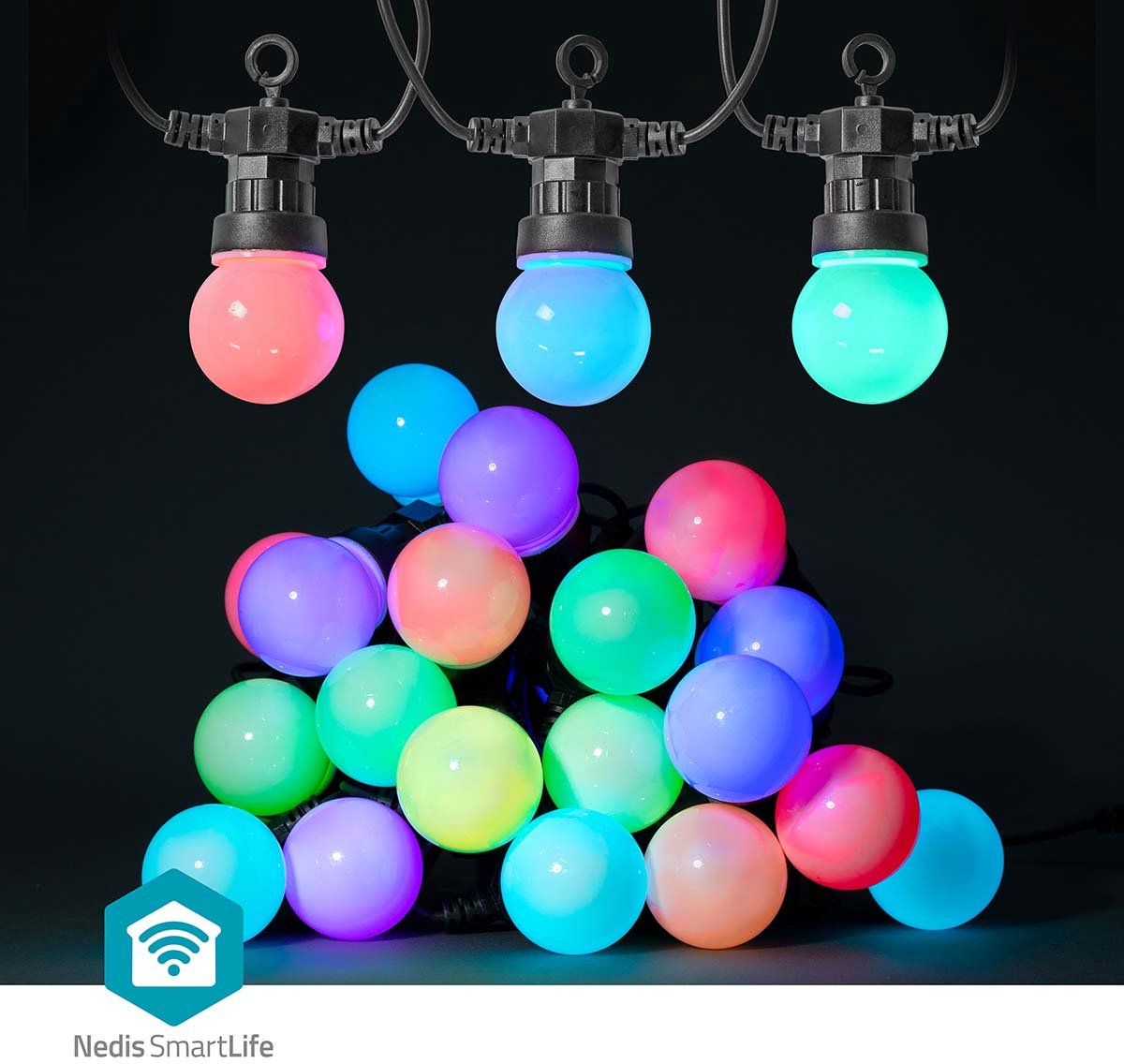 SmartLife Decoratieve LED | Wi-Fi | RGB | 20 LED's | 10 m | Android / IOS