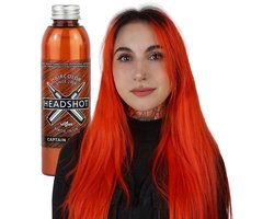 Headshot Semi Permanente Haarverf: Captain Carrot - Oranje - Fles van 150ml - Inclusief handige doseerpomp!!