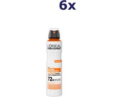 L'Oréal Men Expert 6x L'Oreal Men Expert Deodorant 250ml Hydra Energetic Extreme Sport