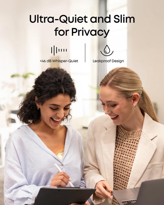 eufy Heated Wearable Breast Pump E20, 3 warmtestanden, handsfree borstkolf met HeatFlow™, geoptimaliseerd ritme via app, zuigkracht van ziekenhuiskwaliteit, lekvrij, slank en stil voor gebruik in de beha van eufy — afbeelding 3