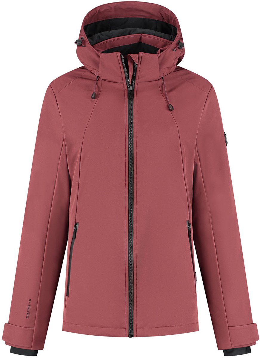 Kjelvik Karlijn Dames Outdoorjas Burgundy Bordeauxrood