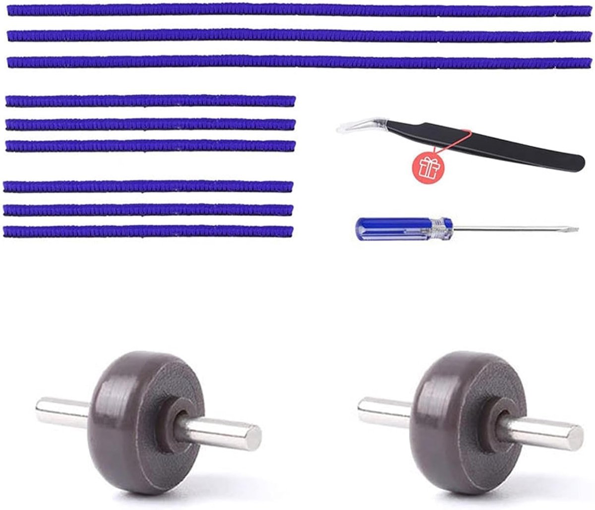 Geschikt voor Reserveonderdelen voor Dyson V8-wielen. Gerelateerde accessoires. Zachte pluche strips + assen + zwenkwielen. Reserveonderdelen voor Dyson V6, V7, V10 en V11 stofzuigers. Compatibel met Dyson V8.