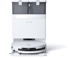 ECOVACS - DEEBOT T50 Omni wit Gen 2 EU - Stofzuig- en dweilrobot - 21.000 Pa zuigkracht- Zelfreinigende Robotstofzuiger met Warmwater – Dweilsysteem - Automatisch Leegstation - Geschikt voor dierenharen