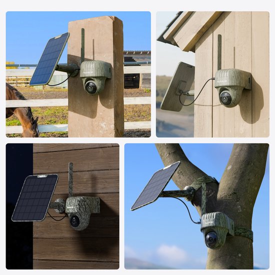 Reolink 4K 4G LTE PT Wildlife Cam met zonnepaneel, 360° zicht, 32GB microSD-kaart, detectie en herkenning van dieren van Reolink — afbeelding 5