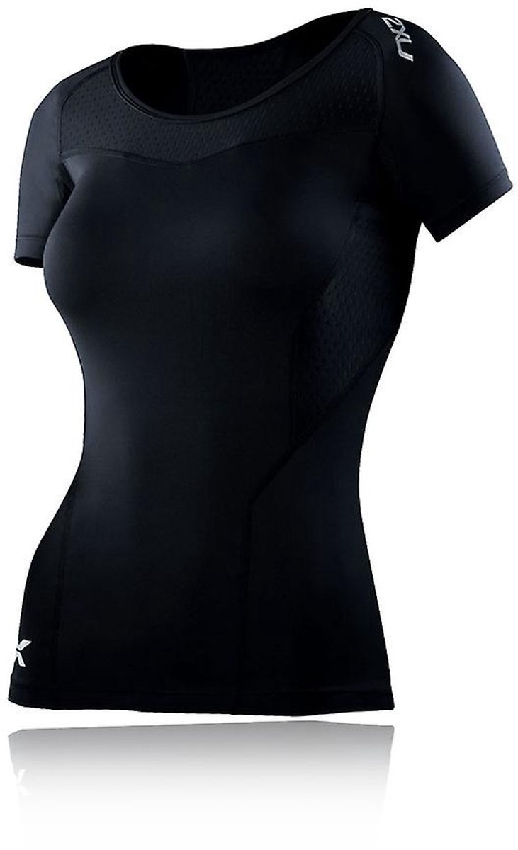 2XU - Compressie Shirt - Zwart - Dames - Maat XL