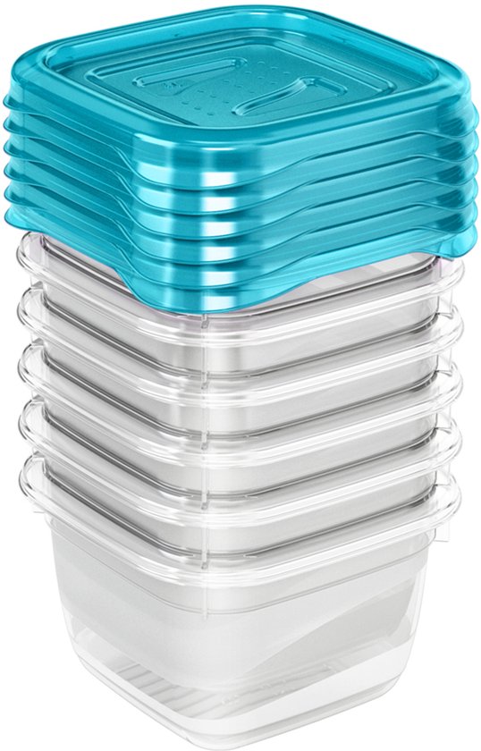Set de 4 recipiente de depozitare a alimentelor, Fredo Fresh, 4 x 750