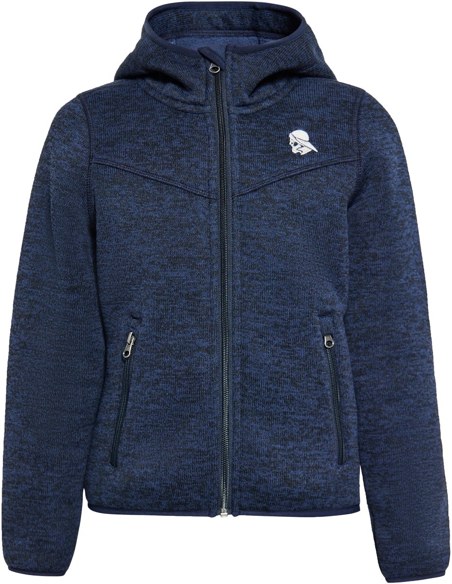 Schmuddelwedda Gebreide fleeceblouse Marine Gem
