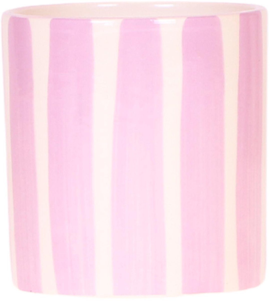 Kolibri Home | Painted stripe - Pink - Ø9cm