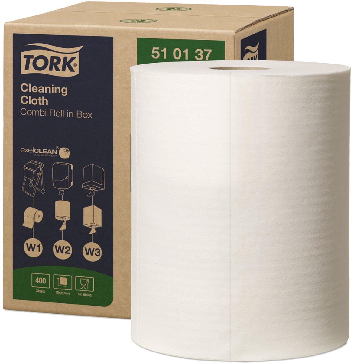 Tork-Premium Reiniging en beschermingsmiddel poetspapier 32cm breed 1-laags