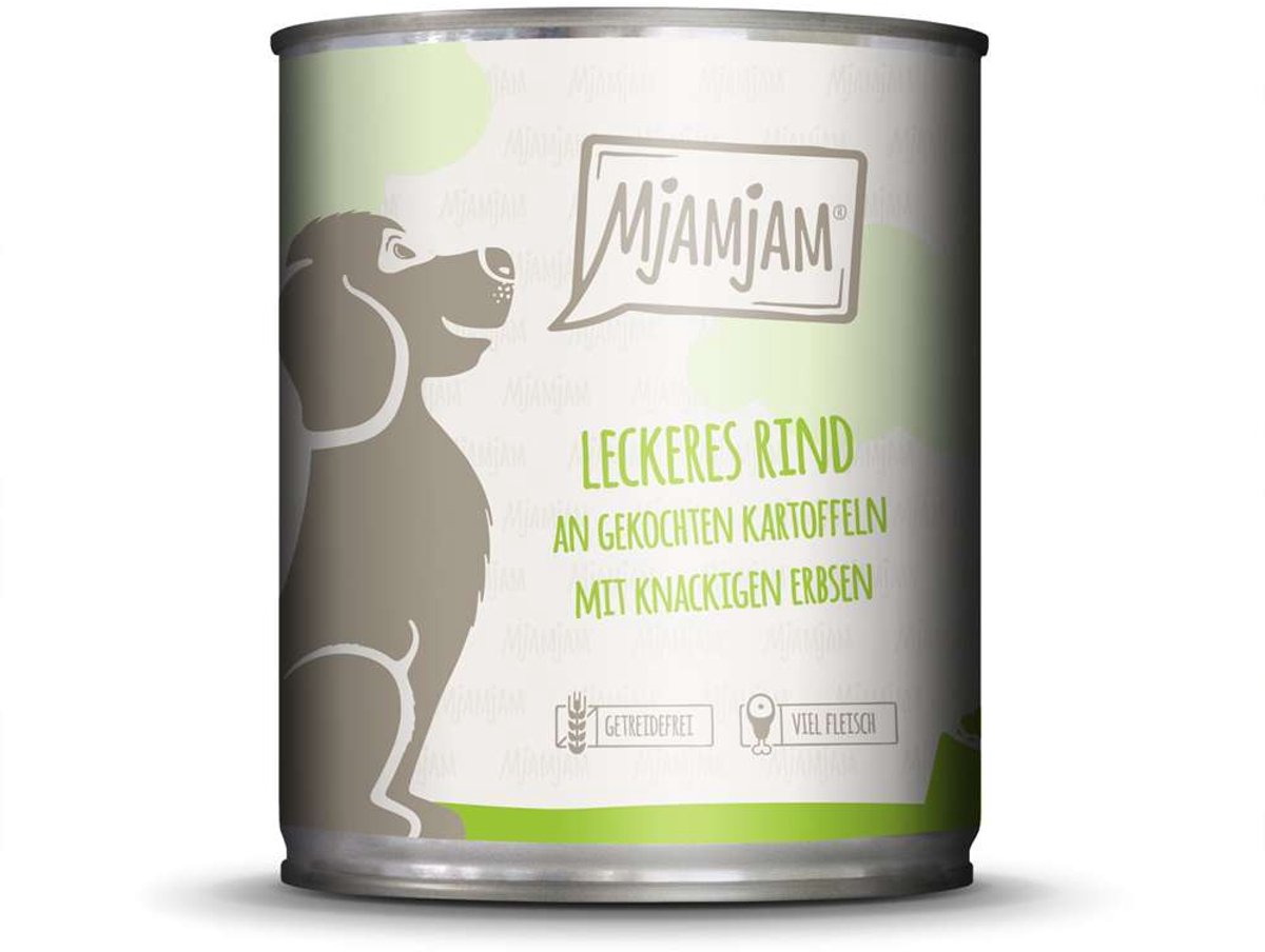 MjAMjAM MjAMjAM Dog - Heerlijke maaltijden blik 6x800g - Rundvlees & aardappelen