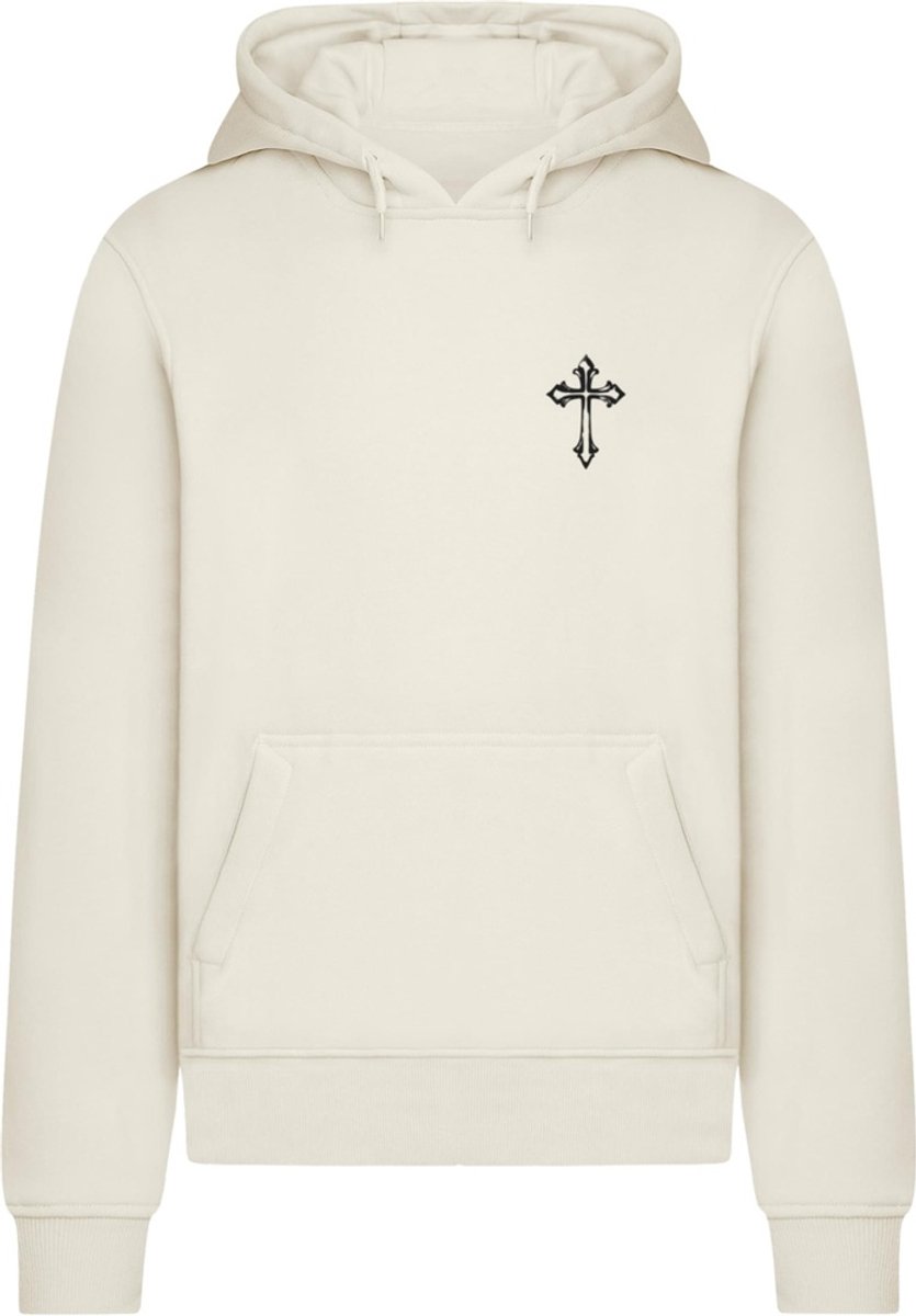Mister Tee Holy Cross-hoodie Whitesand