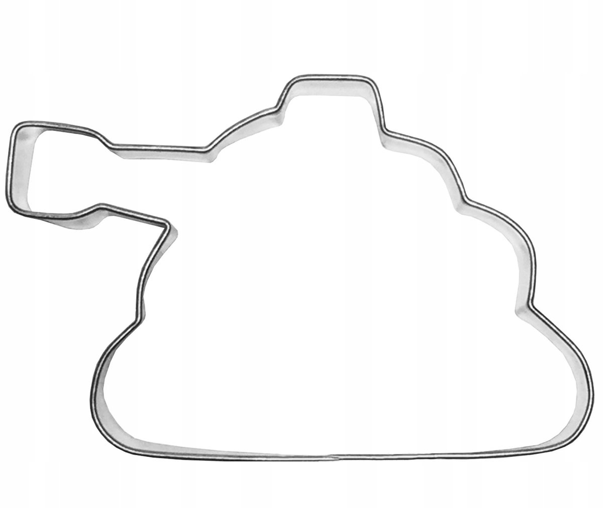 Koekjesvorm Tank 7,5 cm - Metalen Taartdecoratie & Bakvorm