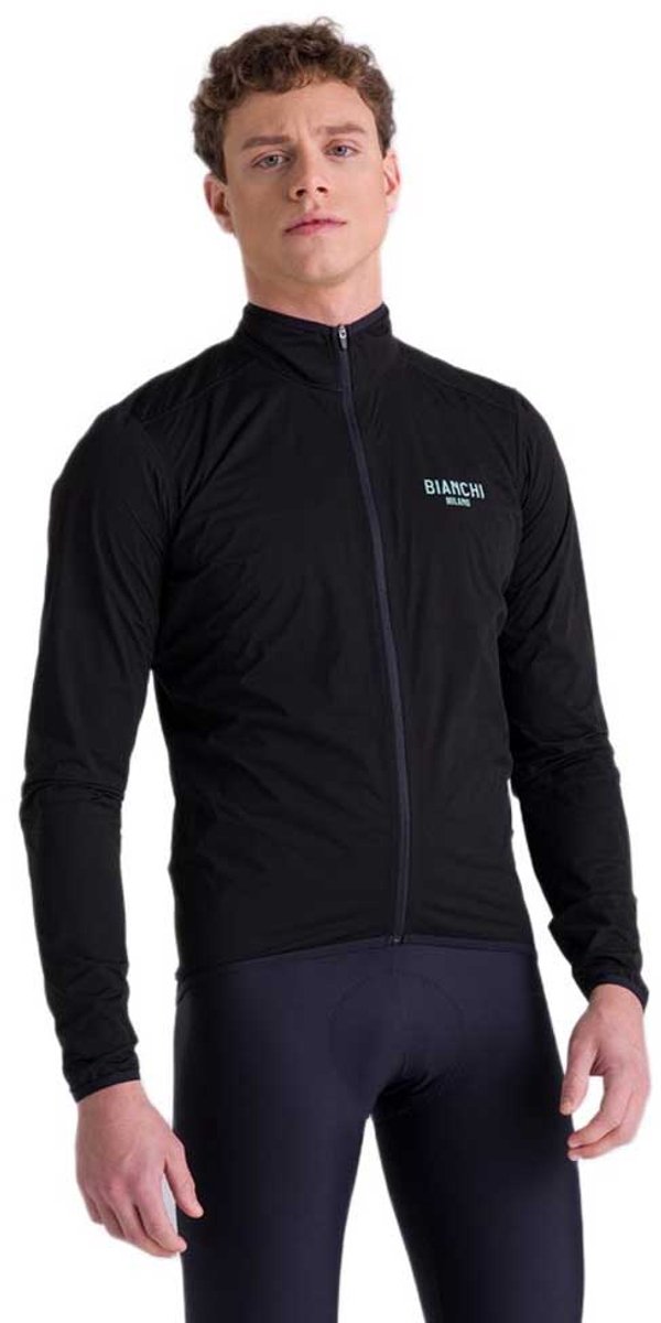 Santini Bianchi Milano Rainshell 2025 Jas Man Vrouw Zwart