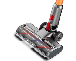 LED-verlichtte Motoriseerde Turbo Borstel Geschikt voor Dyson V7 V8 V10 V11 V15, Snelloset met Rollenborstel voor Tapijten, Parket en Tegelwerk