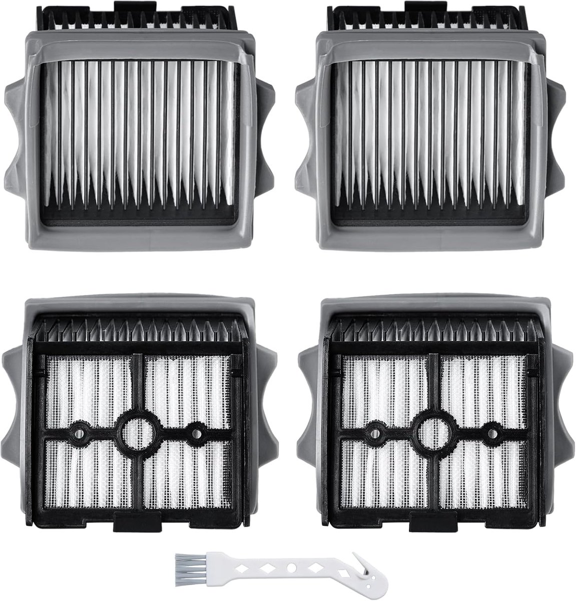 4-delige Vervangende HEPA Filters Geschikt voor Tineco FLOOR ONE S5 Combo/S5 Combo Power KIT Droge & Natte Stofzuigers