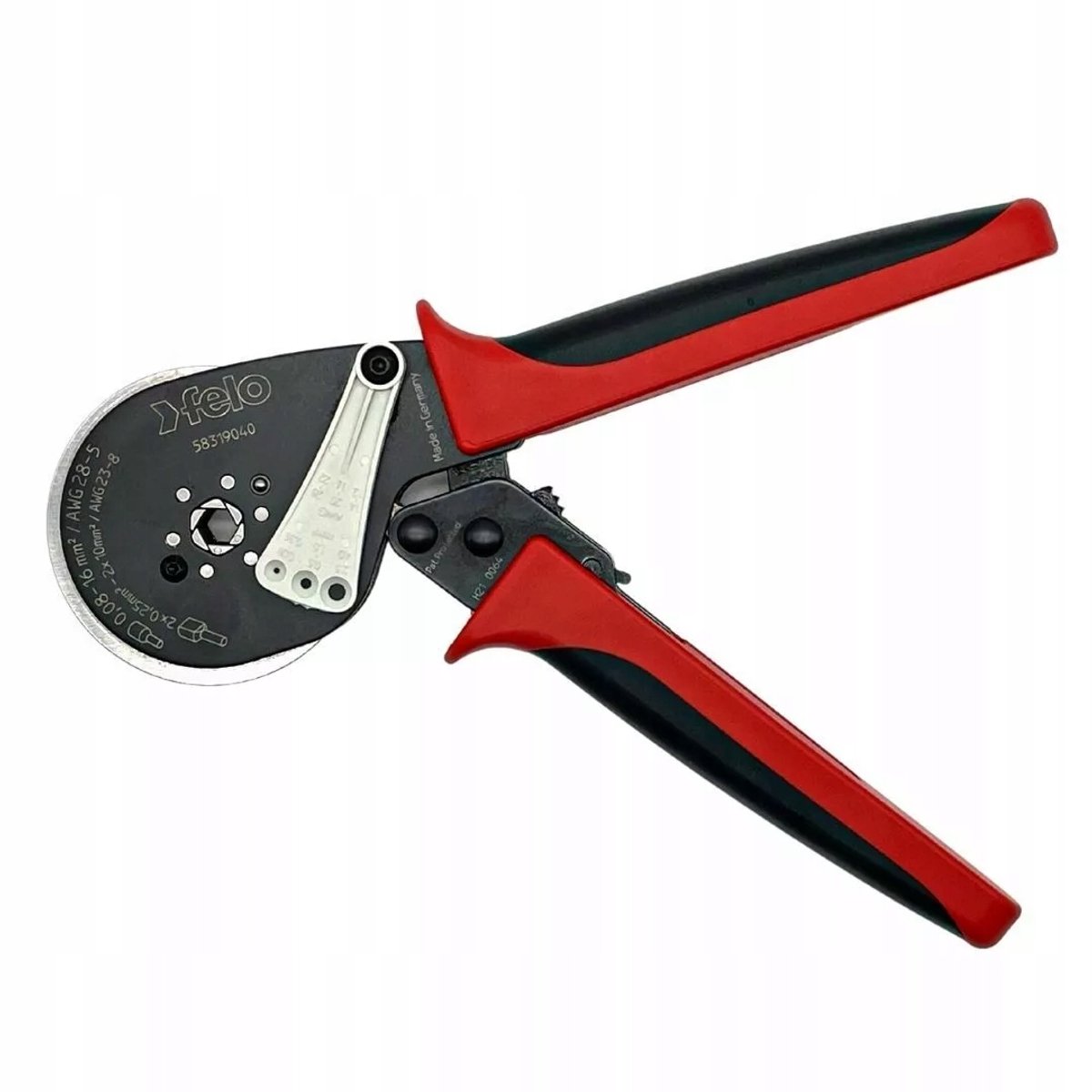 Hulzen Kabelkrimptang 0,08-16mm² - Professioneel Gereedschap