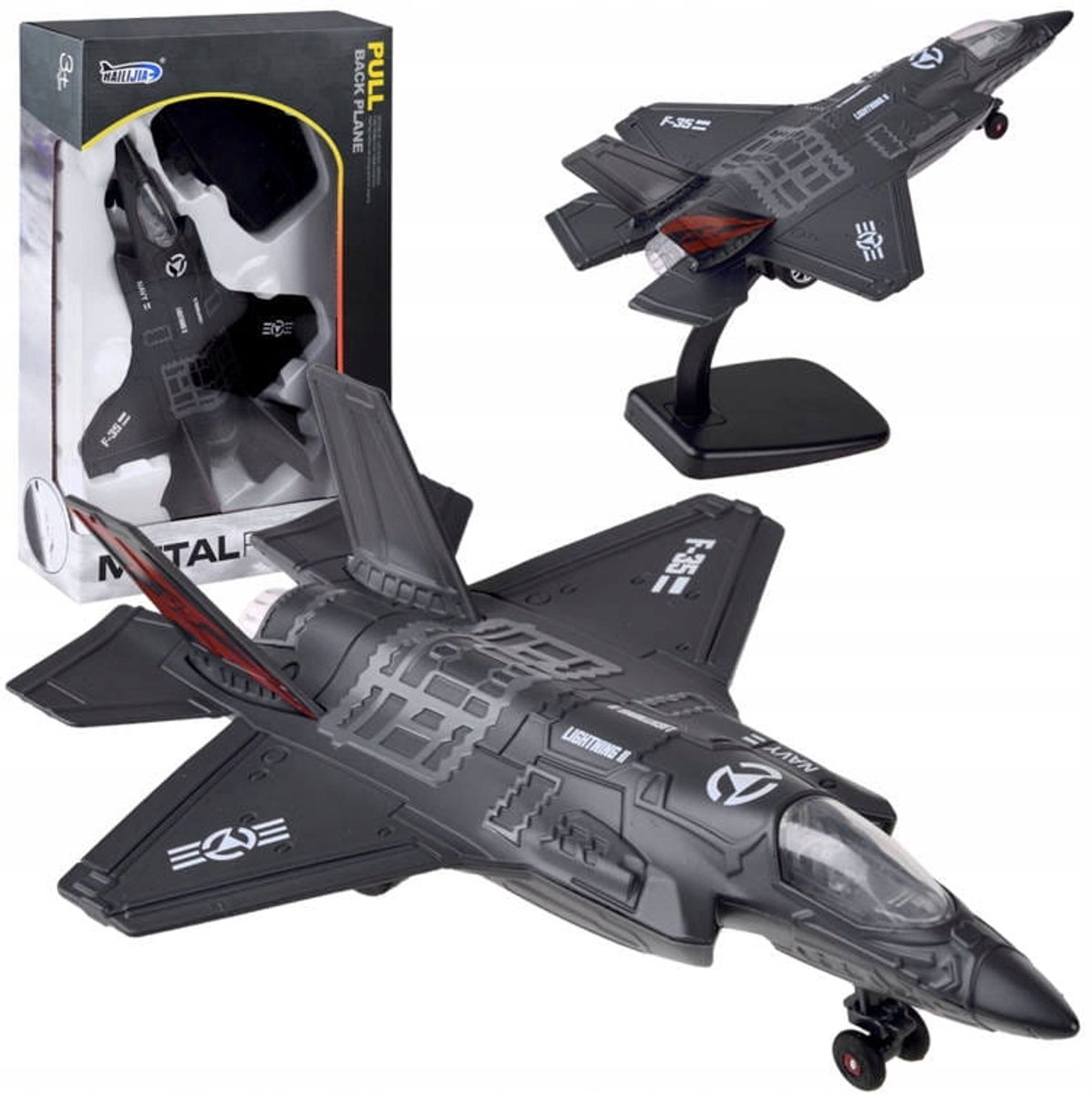 Jokomisiada F-35 Gevechtsvliegtuig Model - Metaal met Geluid & Licht