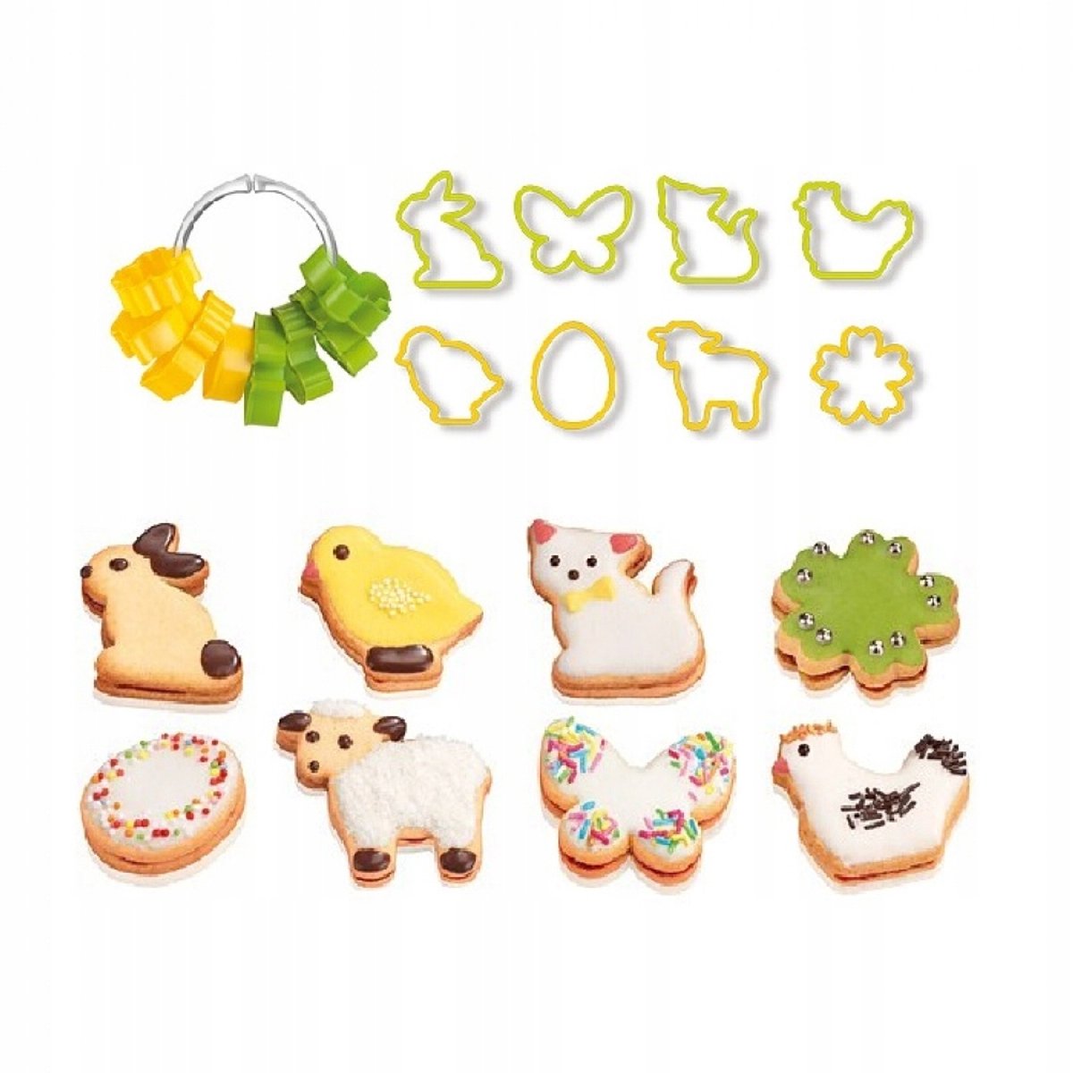 Tescoma Koekjesvormpjes Koekjes & Pepernoten 8 st