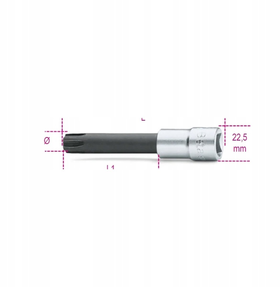 Beta Doplagssleutel 12mm 1/2" Fiat