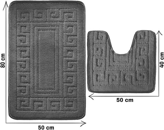 Antislip Badtapijt Terra Goodway Badmatset Van 2 Delen – Antislip Badtapijt Milaan In Terra Kleur, Wasbaar In De Machine Badmat Set 2-delig Antislip Badtapijt Terra Goodway Badmatset Van 2 Delen – Antislip Badtapijt Milaan In Terra Kleur, Wasbaar In De Machine Badmat Set 2-delig