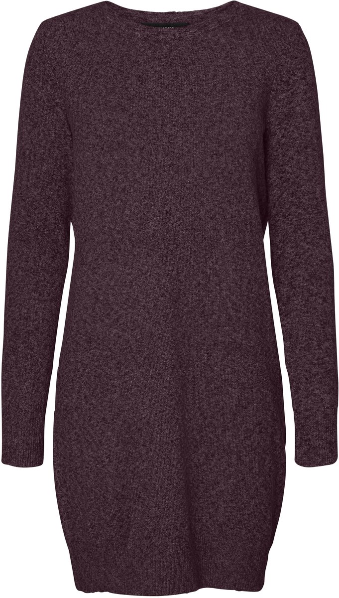Vero Moda MATERNITY - VMMDOFFY LS O-NECK DRESS GA NOOS - Dames - Mini jurken winetasting