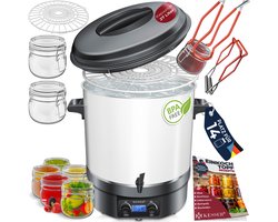 KESSER® Gluhweinketel 27 Liter - Inmaakketel Elektrische Ketel voor Gluhwein - Glühweinketel Warm Dranken Dispenser Water Koker voor Glühwein - Edelstaal