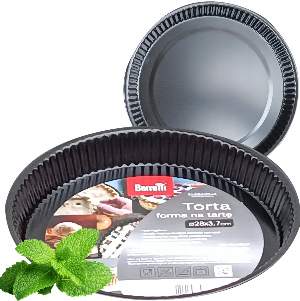 Berretti Taart- en Pizzavorm Ø 28cm - Anti-aanbaklaag