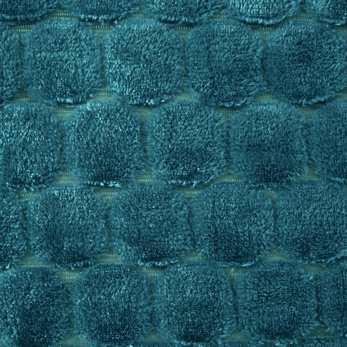 Eurofirany Zachte Flanellen Deken 150x200cm Donker Turquoise 3D Effect