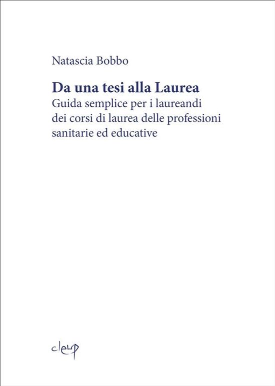 Scienze dell'educazione - Da una tesi alla Laurea - cover